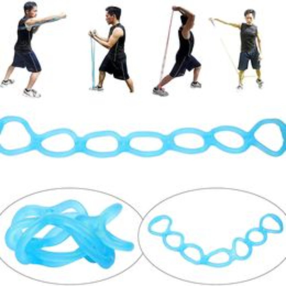 7 Ring Stretch and Resistance Exercise Band - Picture 2 of 3
